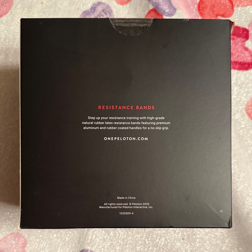 Peloton Black Resistance Bands